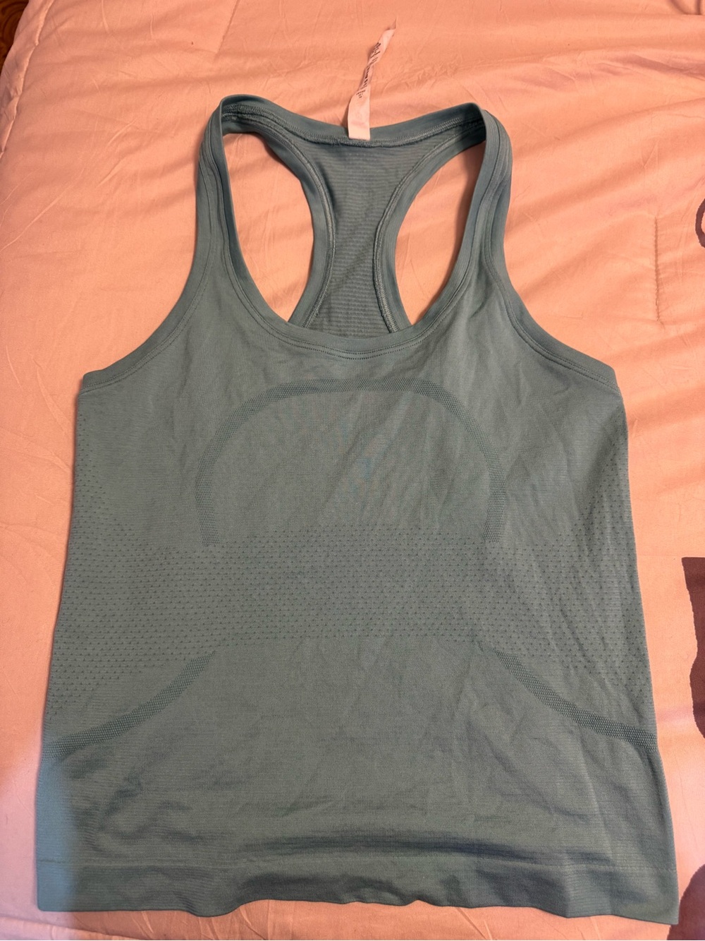Lululemon Swiftly Tech Racerback cropped Tank Top light blue/teal green
